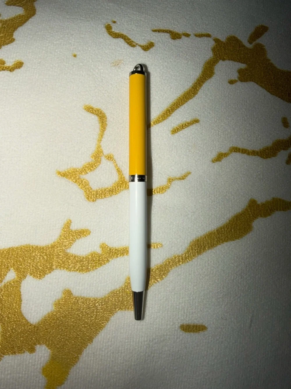Coach Yellow and White Pen - Picture 3 of 3